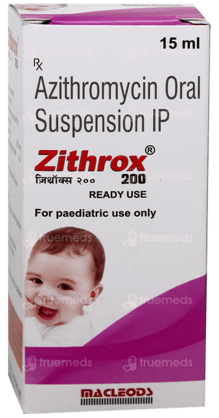 Zithrox 200 Suspension 15Ml